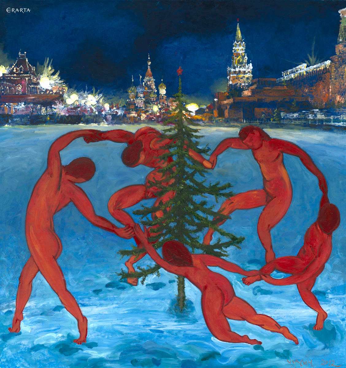 Танец, художник Юрий Чурсин